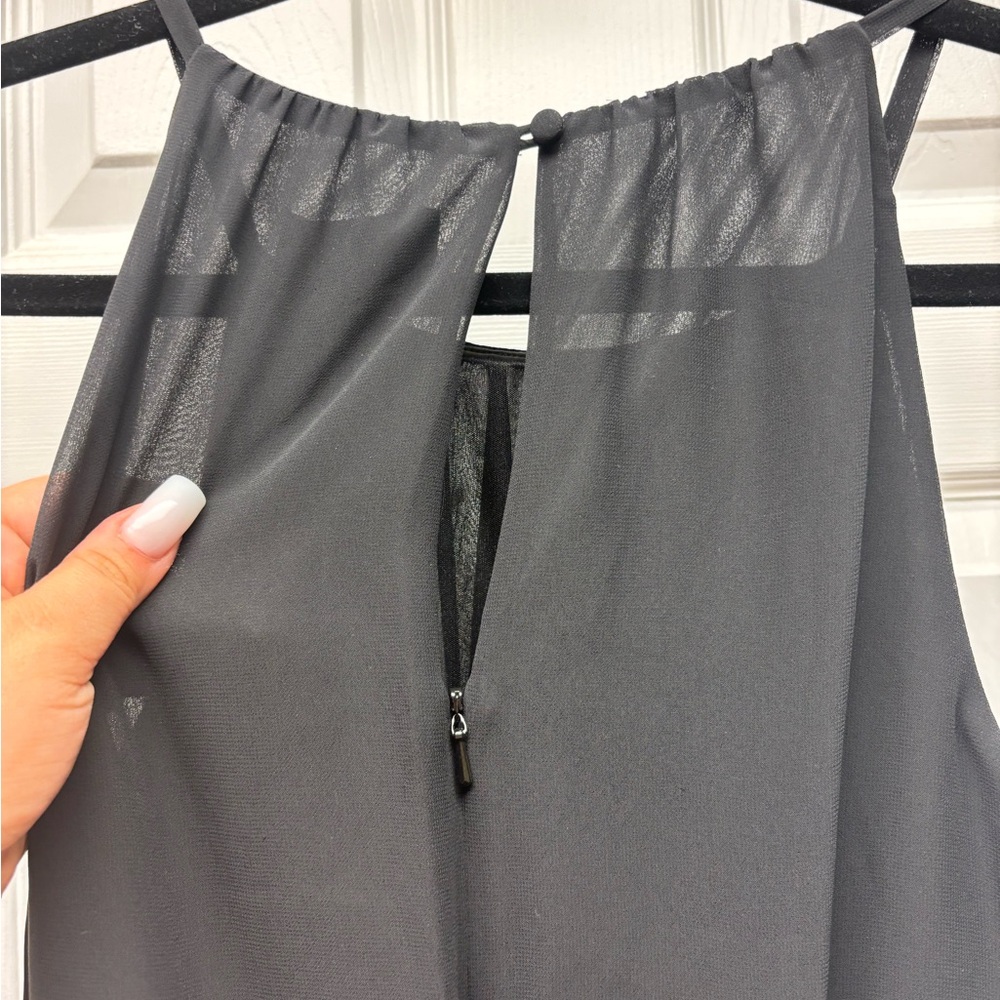 Laundry by Shelli Segal Black & Silver Sequin Dress – Size 4 - Picture 6 of 7